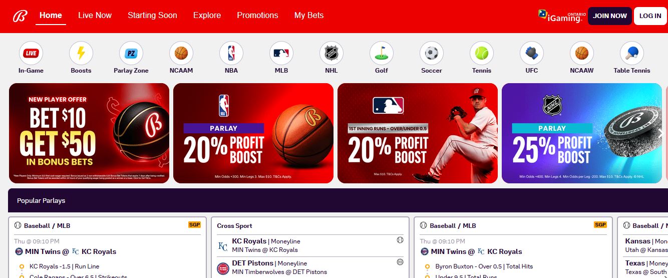 Place your first bet and get $50 in bonus bets on the Bally Bet sportsbook